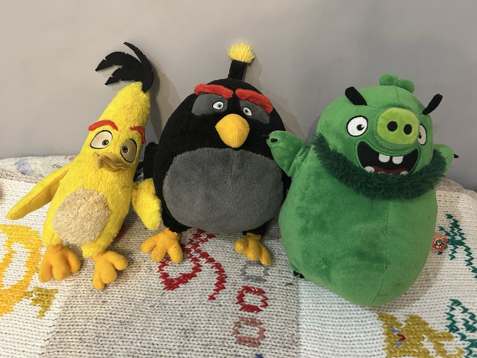 Мякі іграшки ангрі бердс