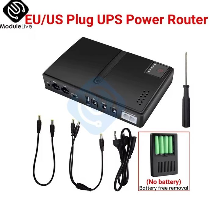 УПС mini UPS для роутера DC1018L; DC1036L з акб та без
