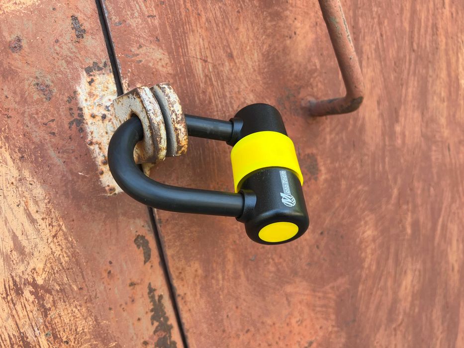 Протиугінний противоугонный MotoTech Yellow навісний MT 610 Замок LOCK
