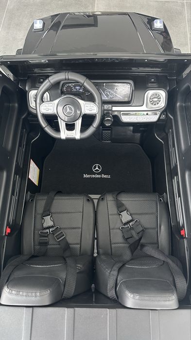 Великий 2-місний дитячий електромобіль Mercedes Benz 4x4  Дитяче авто на акумуляторі Пульт керування