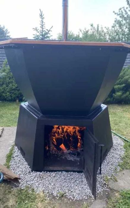 ‼️ СПА Купель на дровах! Карпатський банний чан, джакузі, купіль