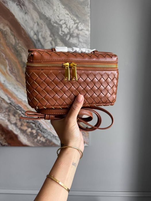 РОЗПРОДАЖ‼️ Bottega Veneta Bang Bang Bag in Brown / сумочка Bottega / жіноча сумочка