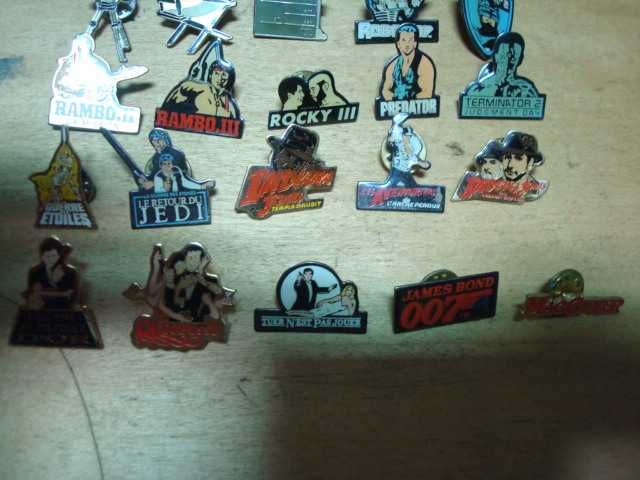 11 pins cinema,star wars,,007,,,rocky,rocky