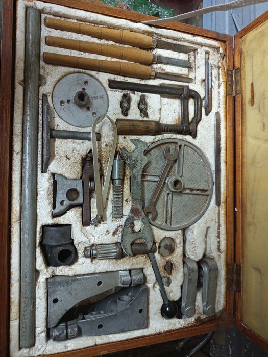 Conjunto de ferramentas antigas carpintaria