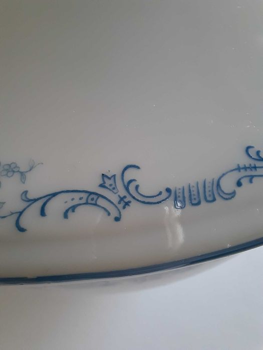 Stara porcelana duża waza z pokrywką