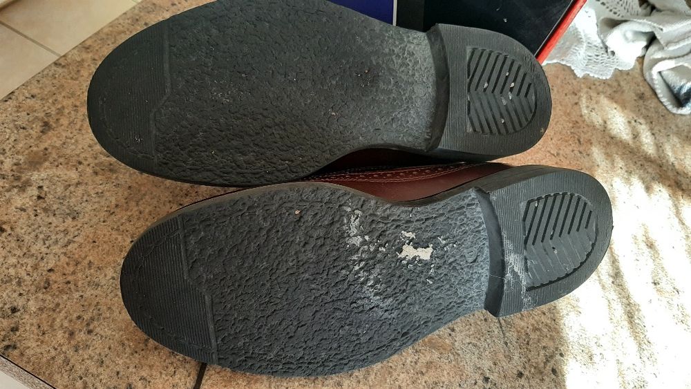 buty skórzane brązowe Stenmark 41
