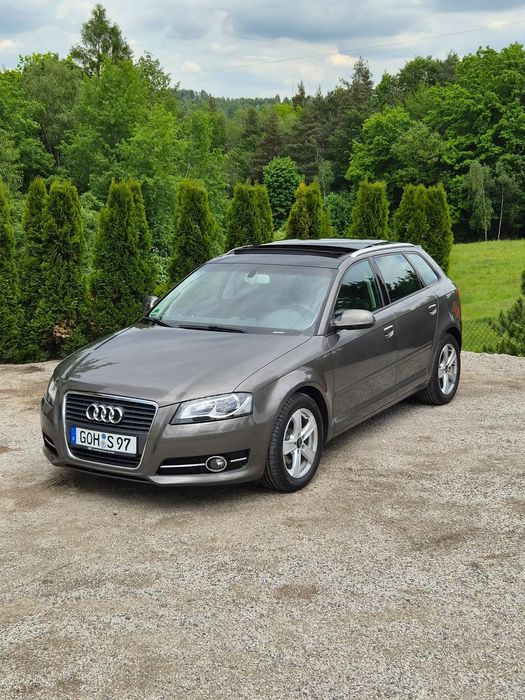 Audi A3 Sportback Zadbany /Automat /Bogata wersja wyposażenia/Szyberdach Panorama/
