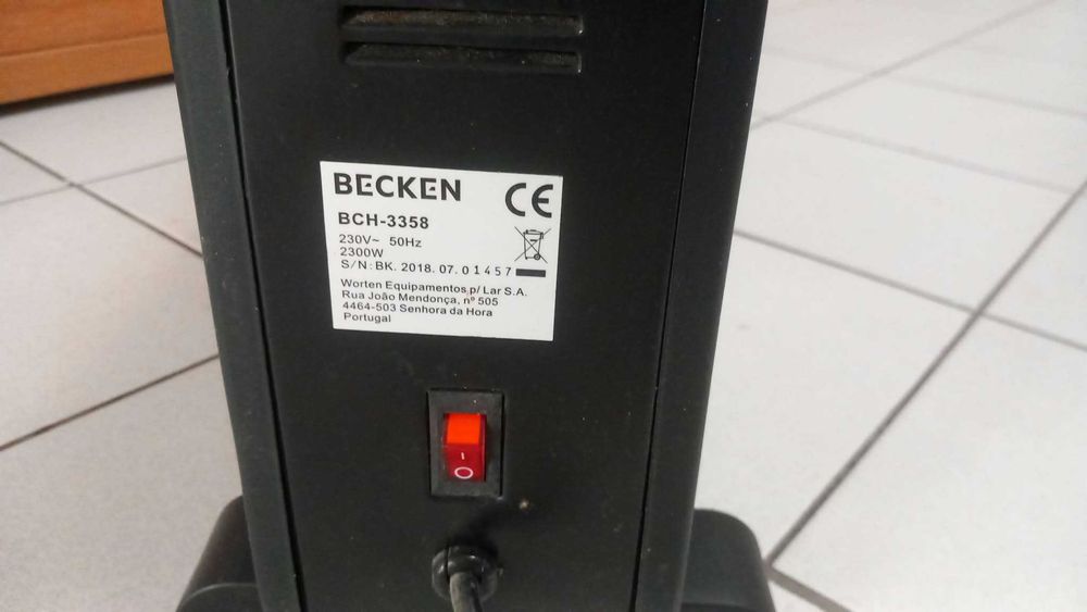 Aquecedor eletrico Becken