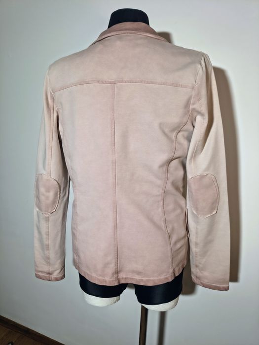 Bawełniana marynarka pudrowy róż r. L