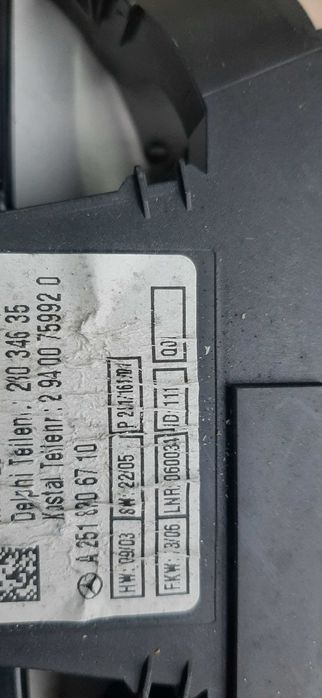 Lampka podsufitki mercedes ml w164