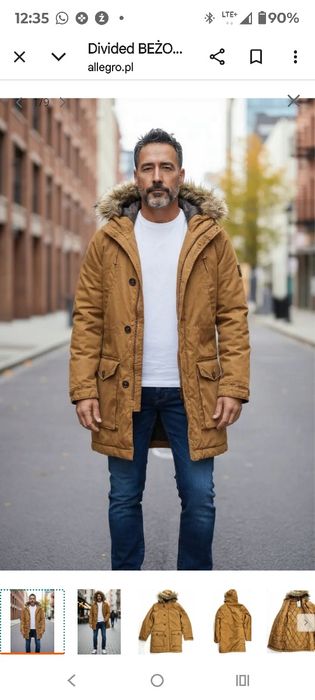 Kurtka zimowa bardzo ciepła