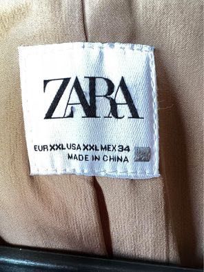 Casaco sobretudo Zara XXL