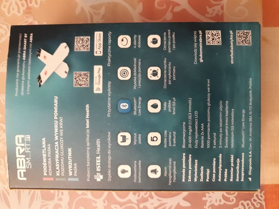 Glukometr Abra Smart BT