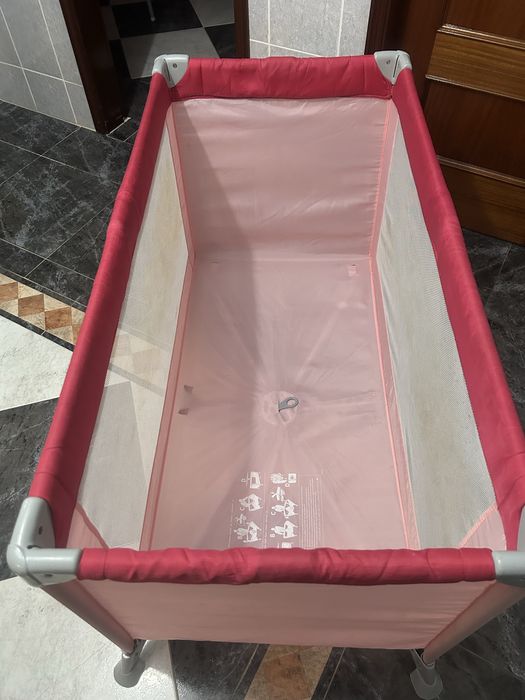 Cama Viagem Rosa Zippy Baby