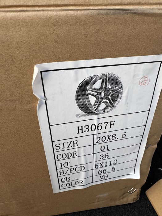 Диски Нові Mercedes Benz 5/112/R20