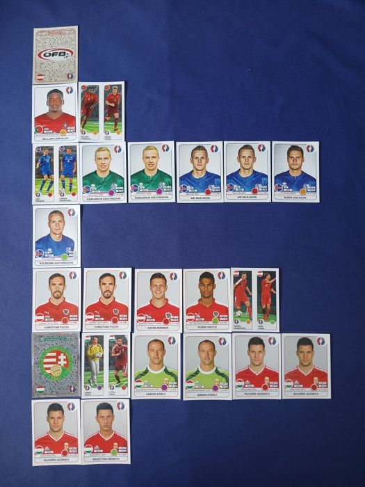 Pack 86 Cromos Stickers Official Panini - Euro 2016 France