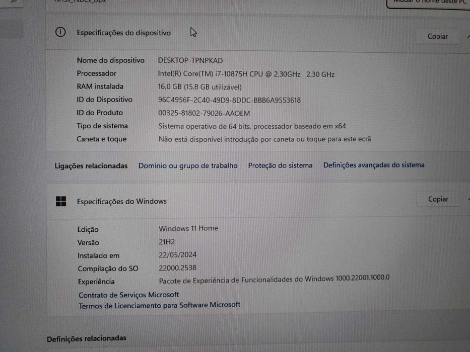 Aorus 7 KB i7 10750H