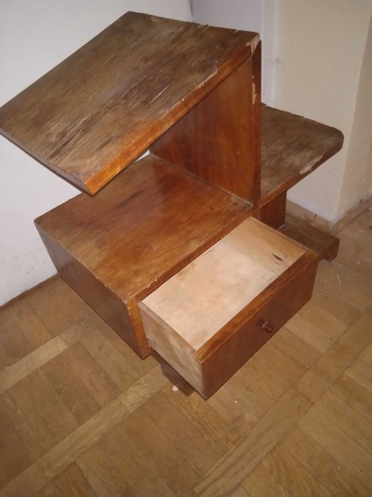 Kwietnik art deco z szufladą, do renowacji