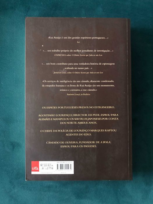 O império dos espiões -  Rui Araújo - LIVRO