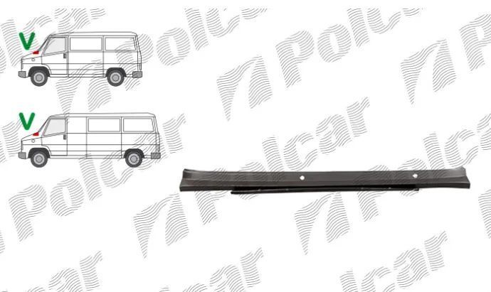 Torpedo chapa fundo vidro Citroen C25 Fiat Ducato Peugeot J5 96202994