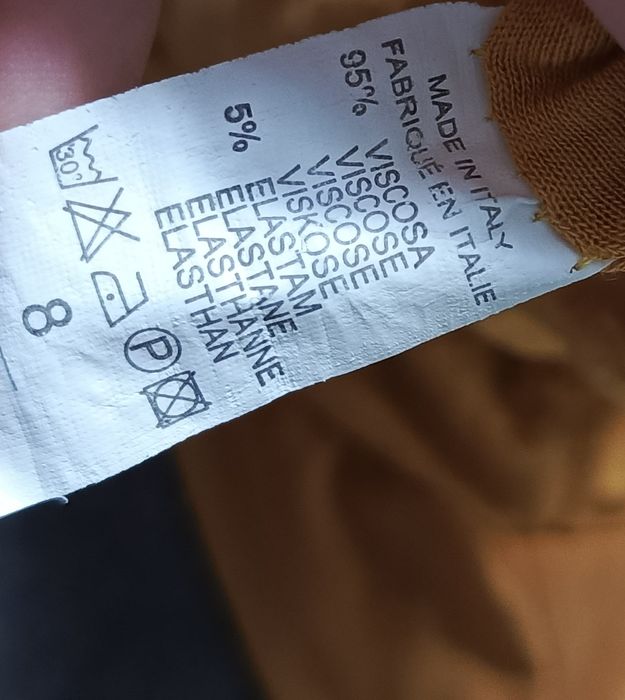 Bluzka top luźna żółta