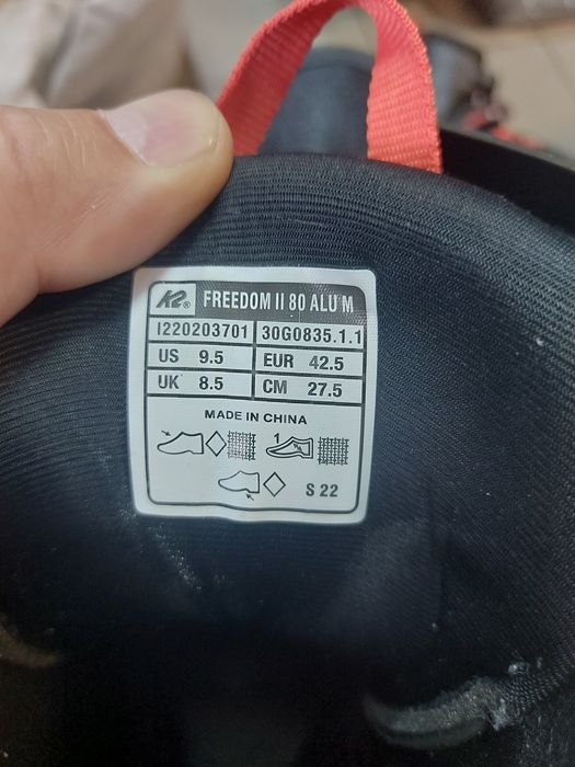 Чоловічі роликові ковзани K2 FREEDOM II 80