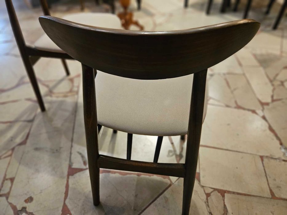 Komplet 5 krzeseł PRL