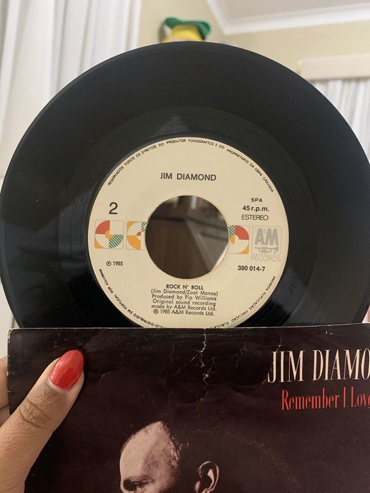 Disco de vinil “Jim Diamond - Remember I love you”