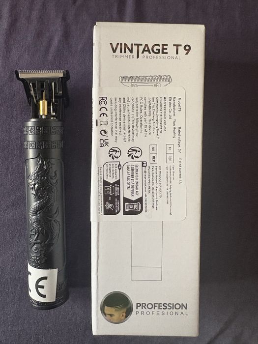 Maquina de cabelo e barba estilo vintage