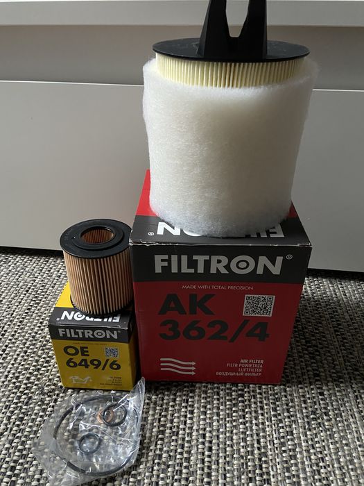 Filtr powietrza , oleju Filtron BMW 1 E87 116i 118i 120i