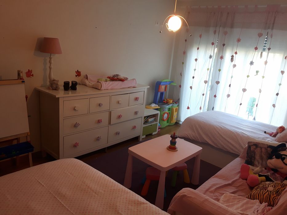 Cortinados para quarto de menina 3 unidades