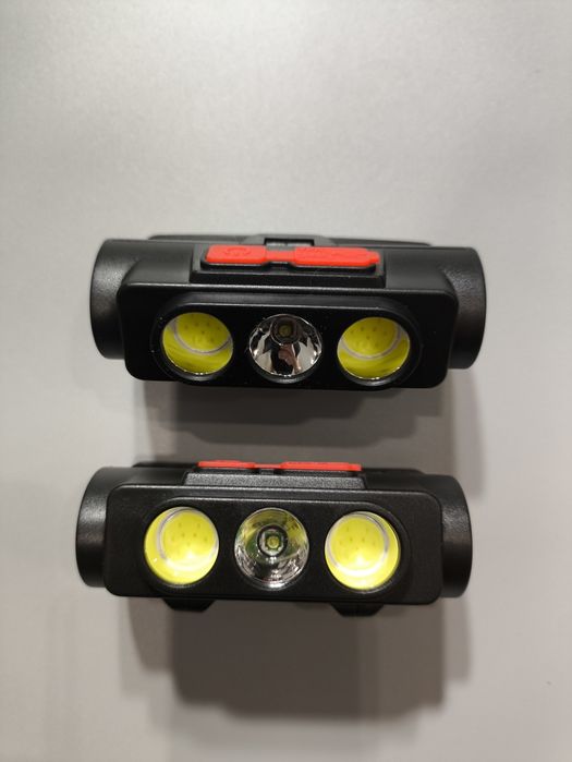 Фонарик налобный, с датчиком движения