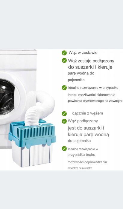 Suszarka kondensacyjna 8l WENKO osuszacz powietrza do suszarki