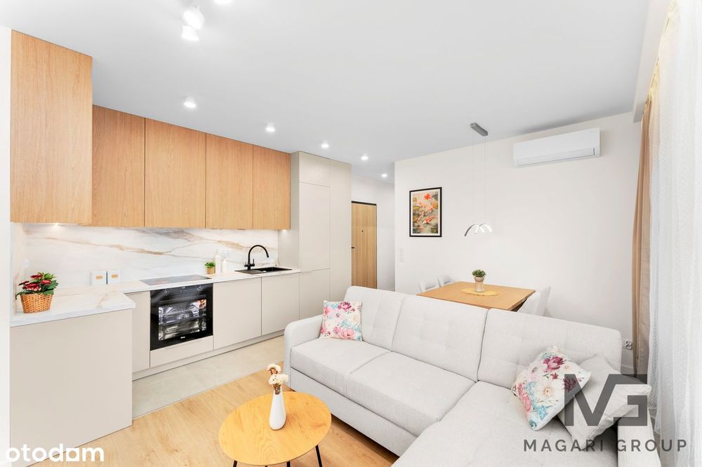 Nowe 3 Pokoje |Wykończone |Klimatyzacja |Balkon 10 m²| Bagry |Bez PCC
