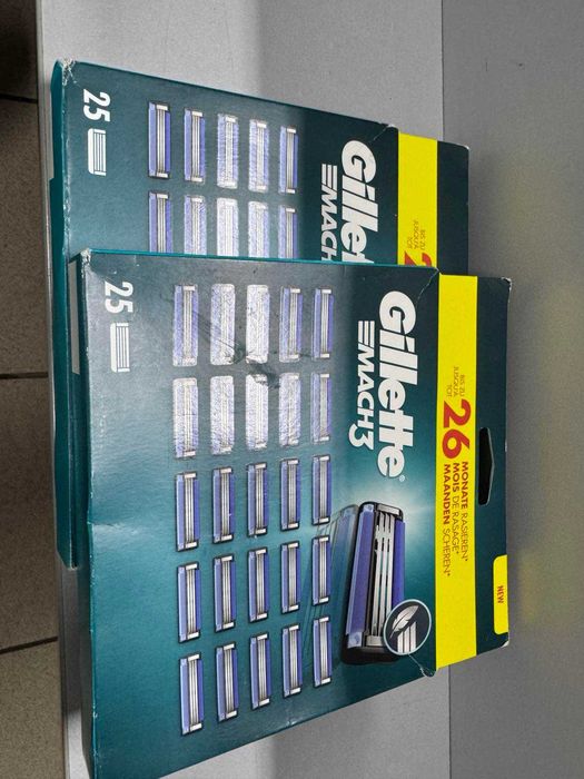 Змінні картриджі для гоління Gillette Mach 3   25 шт Нові!