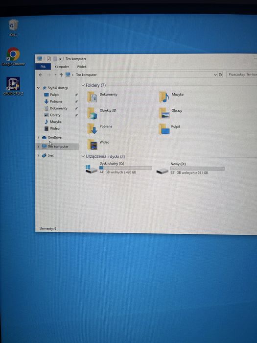 Komputer gamingowy Ryzen + RX 570 + 16GB RAM + SSD + Monitor AOC 144Hz