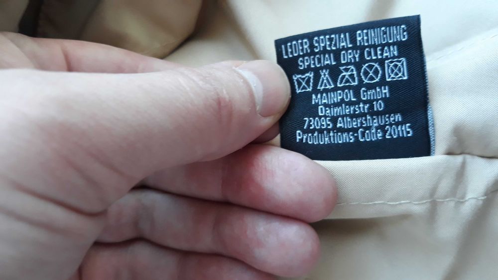 шкіряна куртка 50 розмір Mainpol