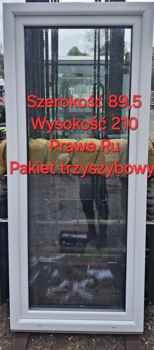 Okno 116x143 nowe 3 szyby Rozwierno-uchylne CIEPŁE