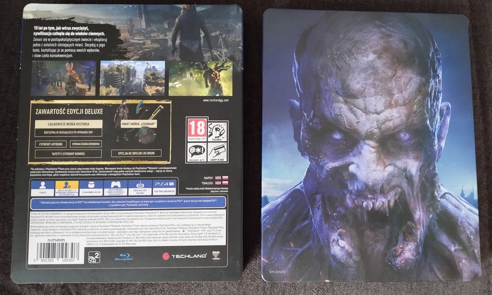 DYING LIGHT 2 Stay Human  Deluxe Edition + Steelbook na PS4 / Jak nowa