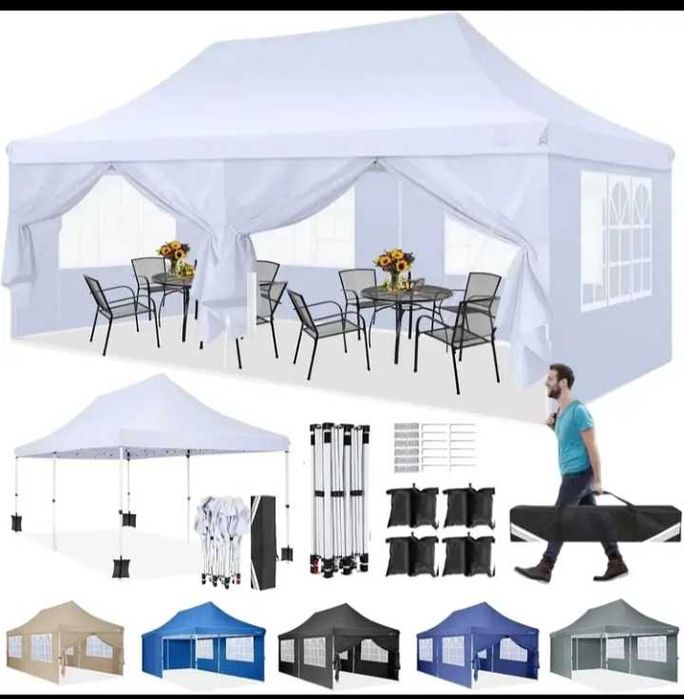 PROMOÇÃO TENDA! POP UP 6X3 COM LATERAIS. Outros tamanhos disponíveis.