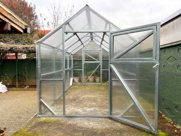 Szklarnia Domek Smart 2x3 2x5 2x7 m Poliwęglan Profile Stalowe Ocynk