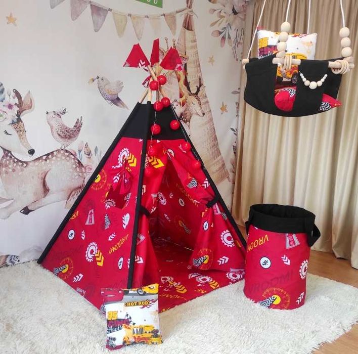 Вігвам дитячий Vroom-vroom (без матрацика)