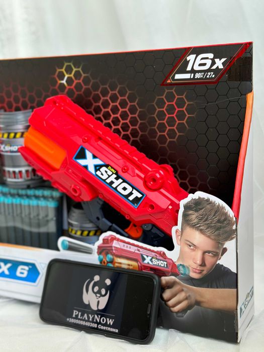 Детский Набор бластеров X-Shot Reflex Double детское оружие*