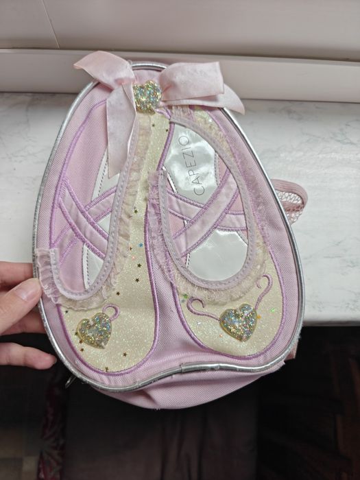 Детский балетный рюкзак Capezio Ballerina Shoes Sparkle Backpack