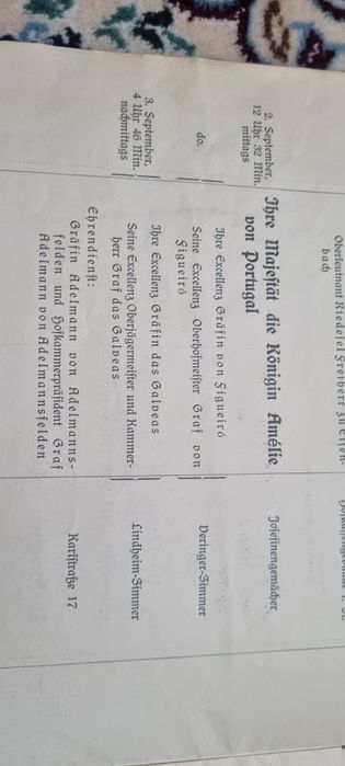 04.09.1913 Dokumenty ze slubu ksiezniczki Augusty Viktorii UNIKAT !!!