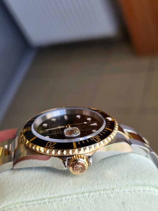 Piękny Rolex Submariner Date Ref. 16613 LN Stal/Złoto 18k Full Set