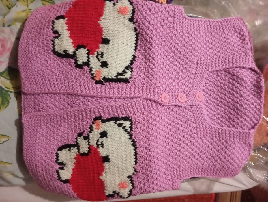 Жилет для дівчинки