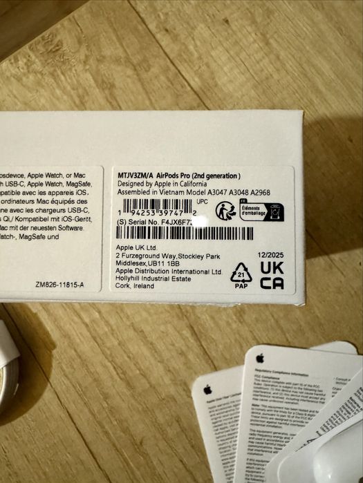 Słuchawki douszne air pods pro 2