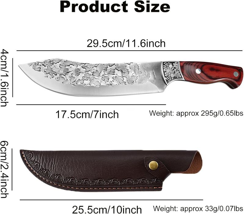 Кухонний ніж лезо 17 сантиметрів