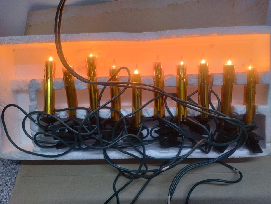 Luz de Natal formato Vela